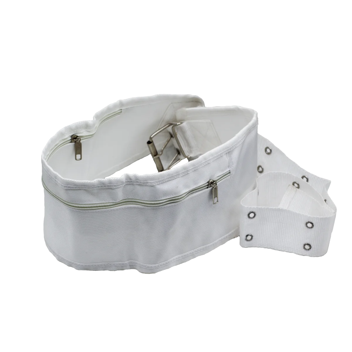 Hajj Belt white   Black (regular)