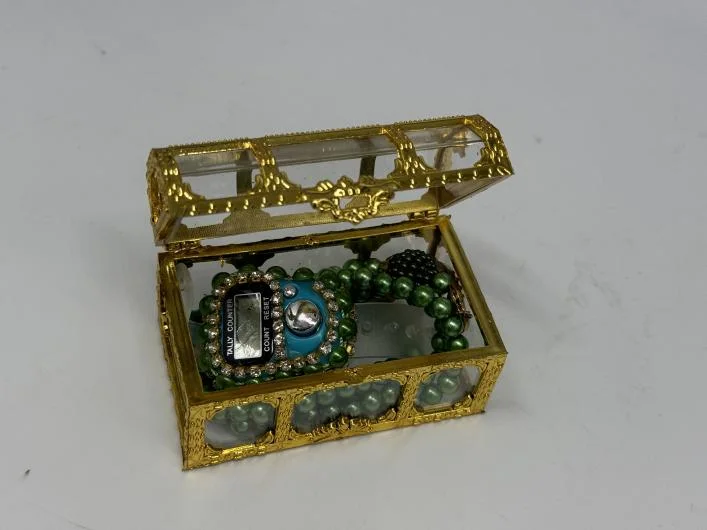 Velvet Allah Calligraphy Gift Boxes - Islamic Velvet KeepsakeÂ Boxes