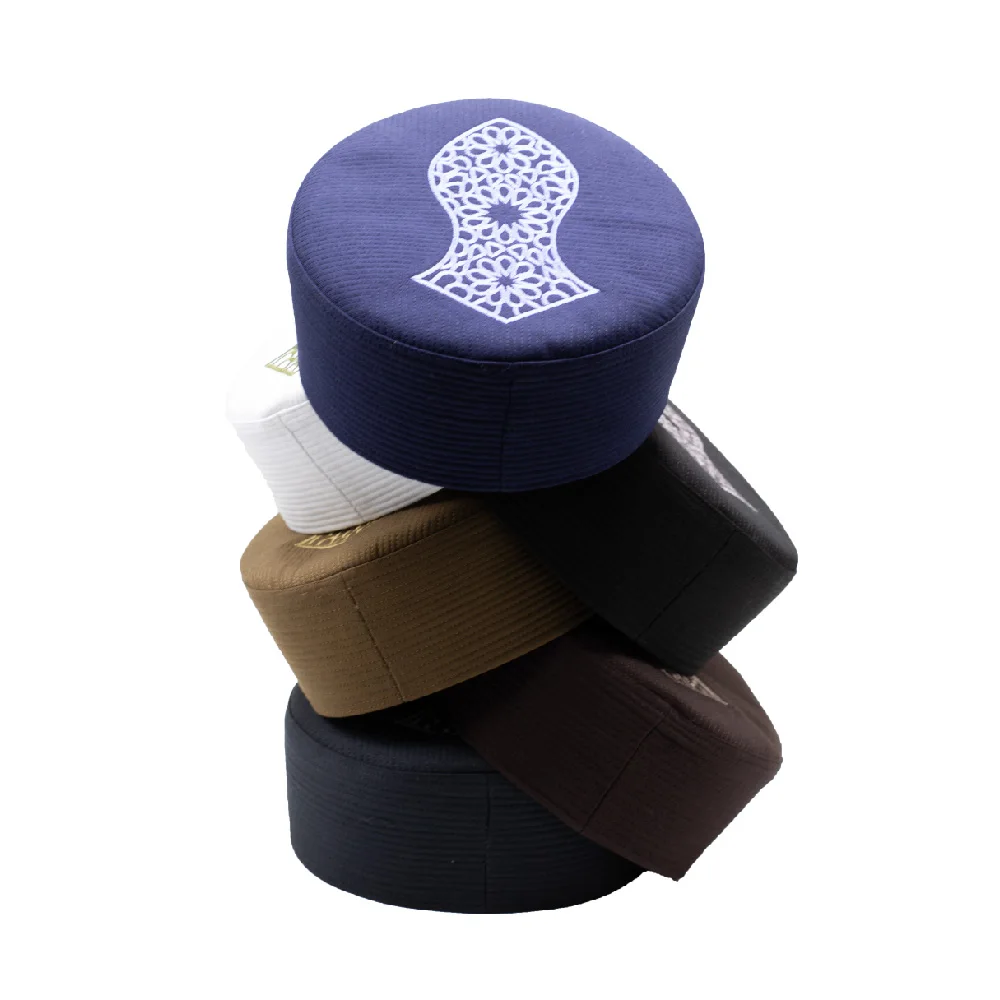 (5 Pcs) FANCY CAP size 55-59 Kufi Sayyar and Badar