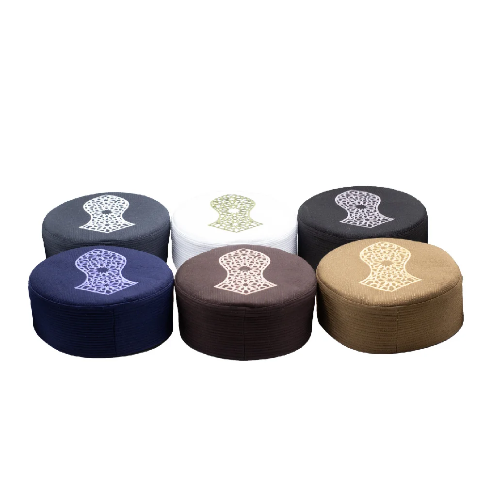 (5 Pcs) FANCY CAP size 55-59 Kufi Sayyar and Badar