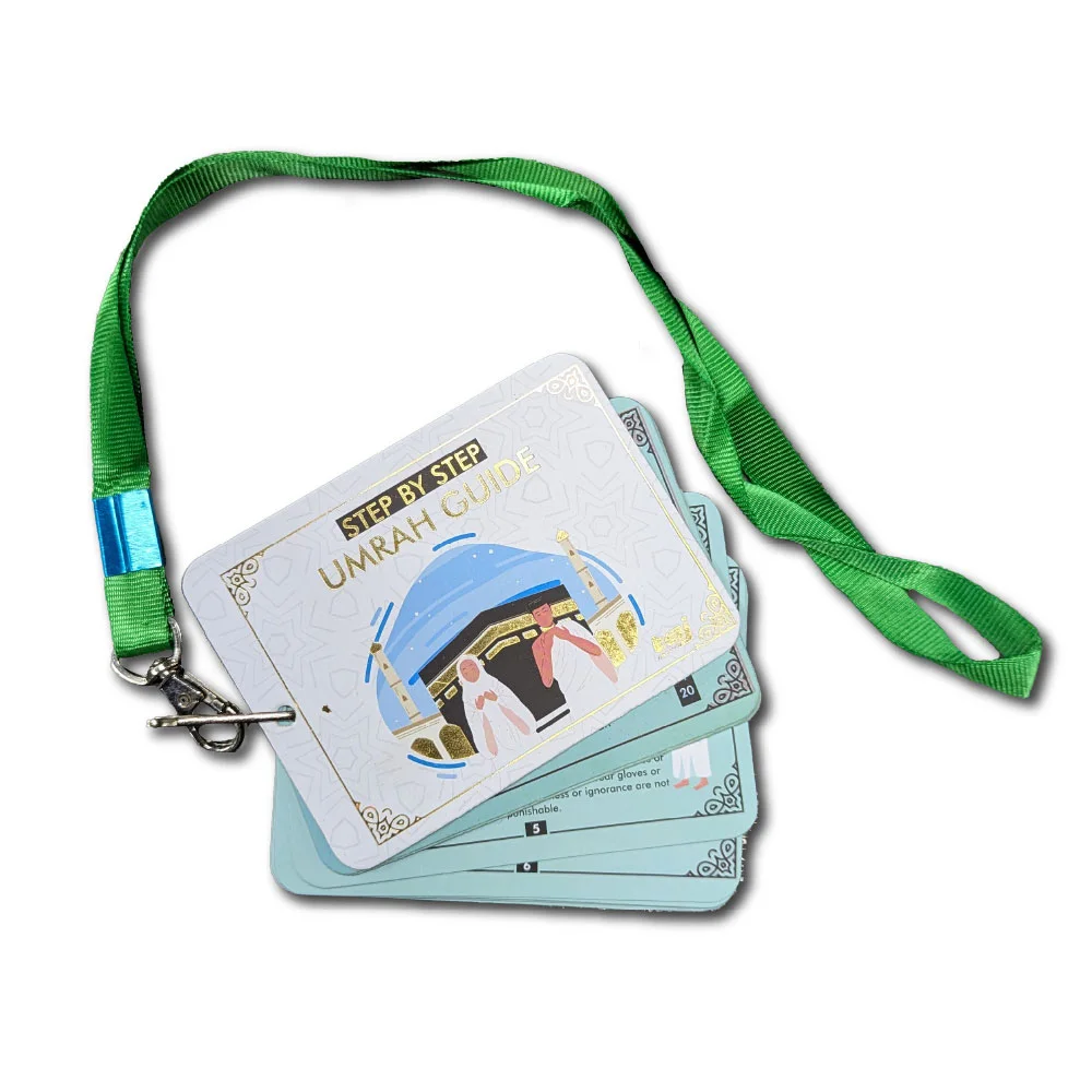 Umrah Guide Step by Step with String Travel Card