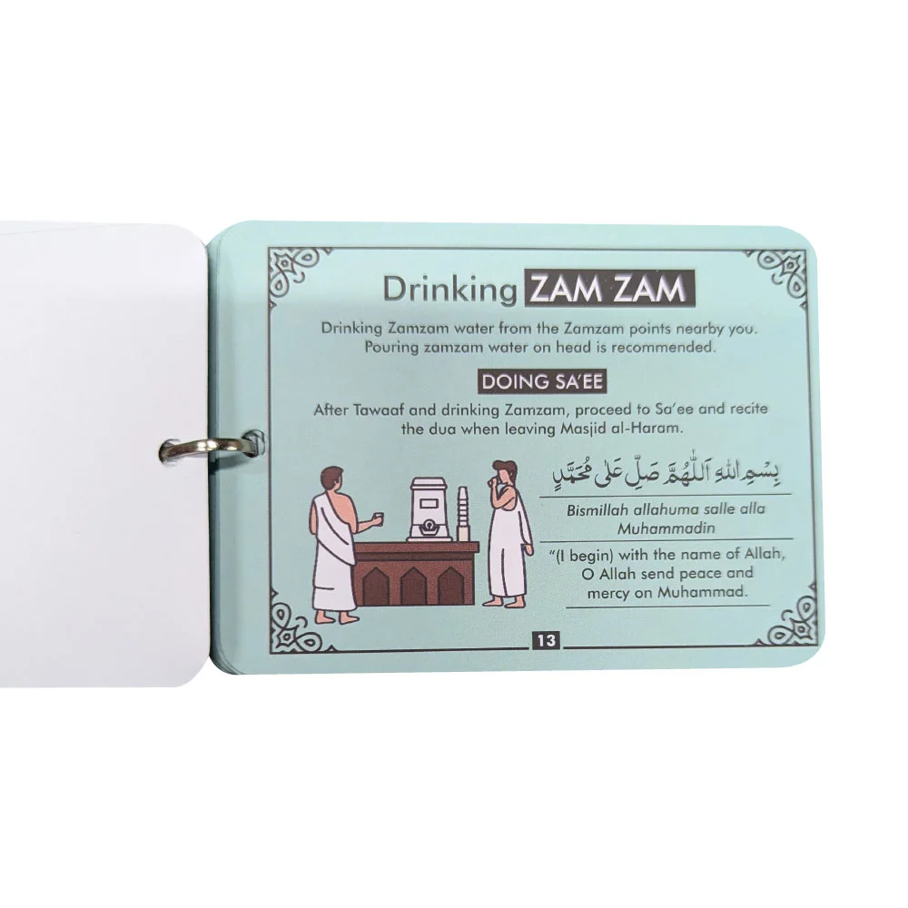 Umrah Guide Step by Step with String Travel Card