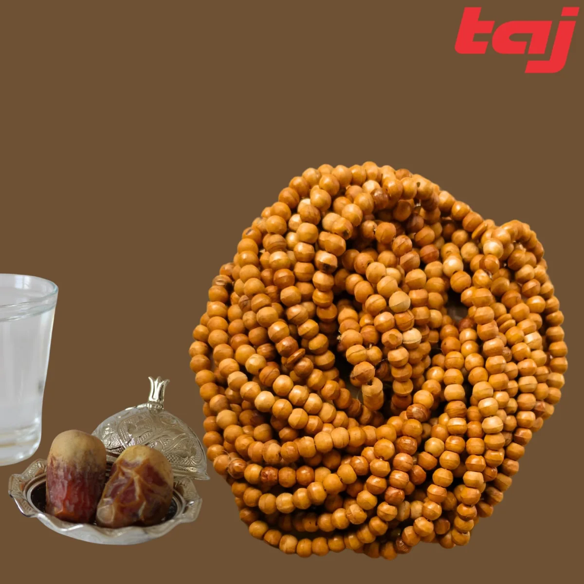 (12pcs) Wooden Tasbih 100 Dana No.8