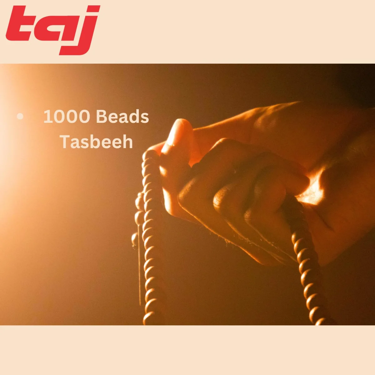(12pcs) Wooden Tasbih 100 Dana No.8