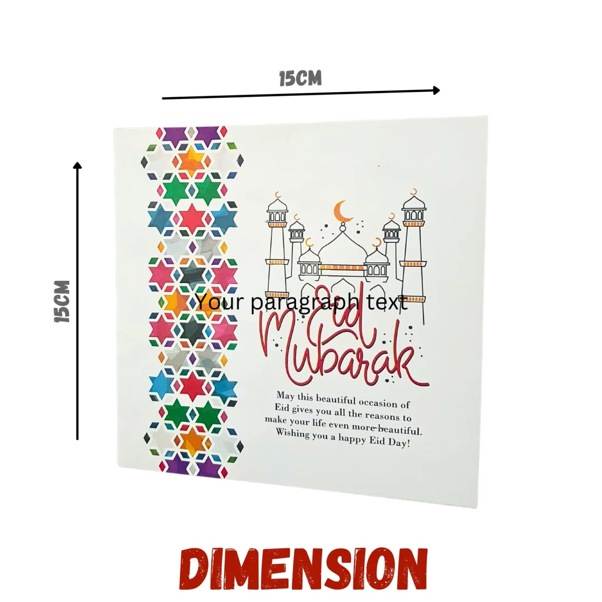 Greeting cards Ramzan Mubarak Pack of 10pcs